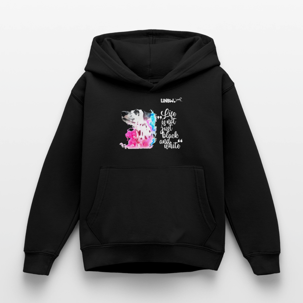 Boa's Hoodie Splash Life is not just black and white Edition White - Schwarz