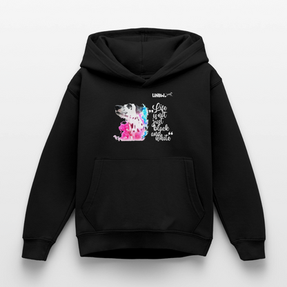 Boa's Hoodie Splash Life is not just black and white Edition White - Schwarz