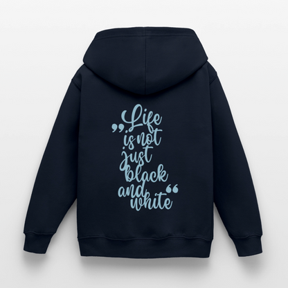 LiNBW. Crew Hoodie Life is not just black and white Edition Blue - LiNBW.
