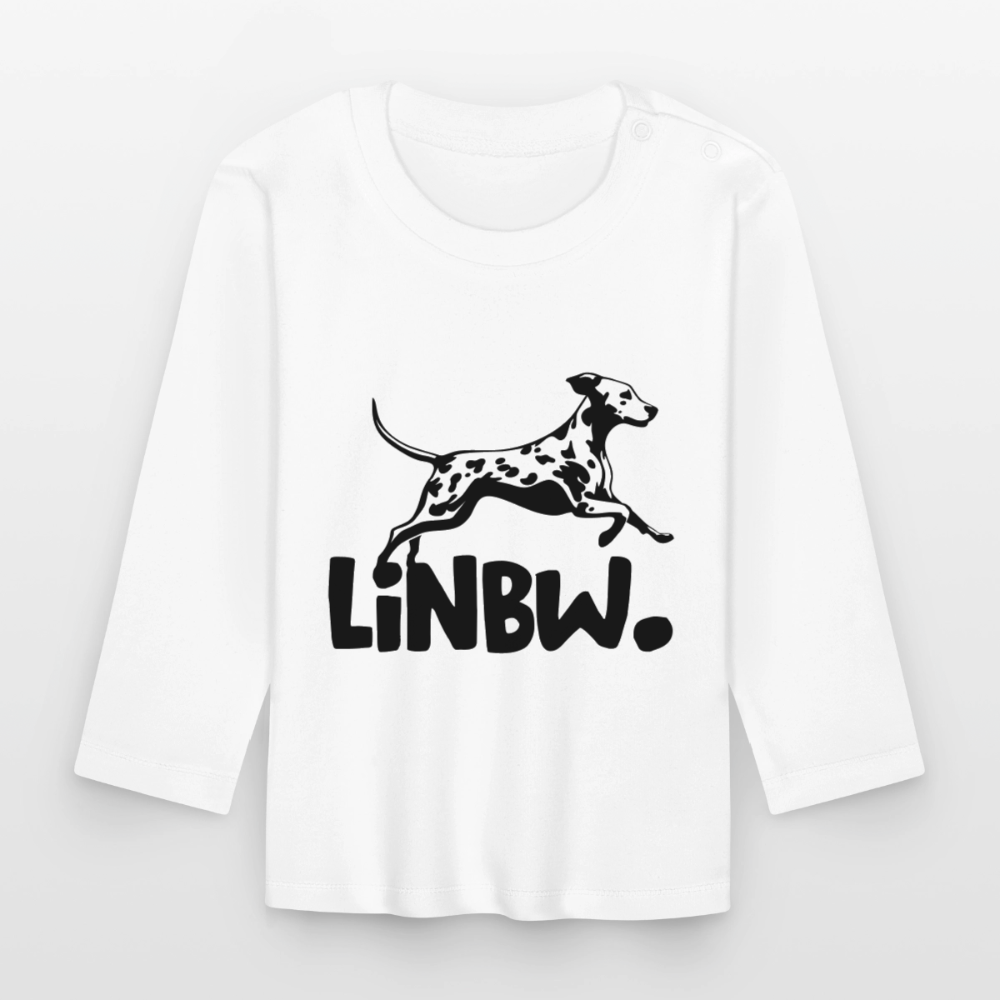 LiNBW. Langarmshirt Black Edition - Weiß
