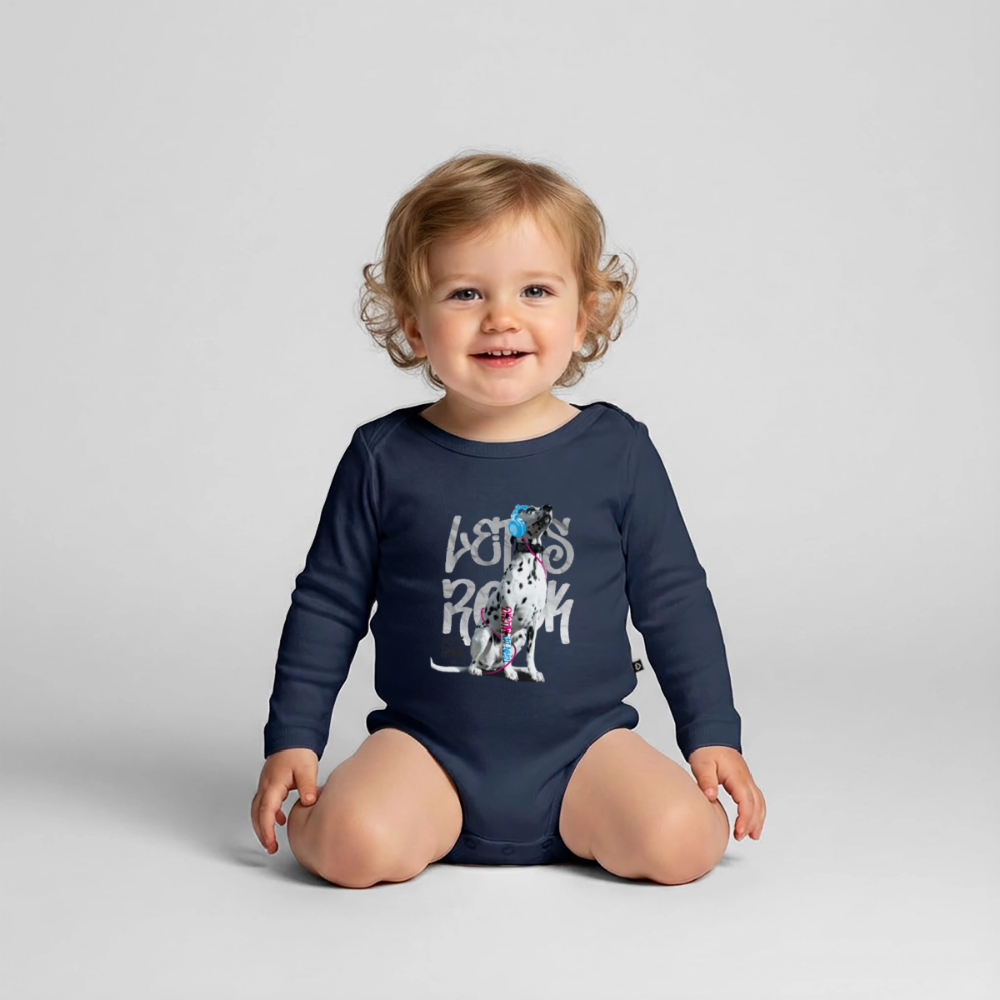 Boa´s Langarm-Body Let´s Rock - Navy