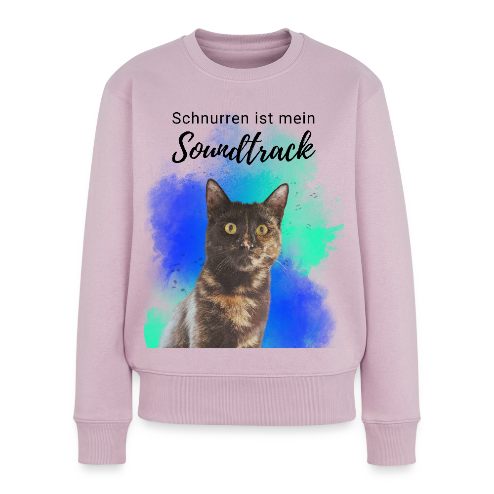 Nala's Pullover Schnurren ist mein Soundtrack Black Edition - Altrosa