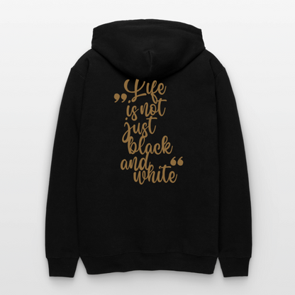 LiNBW. Crew Hoodie Brown Edition Life is not just black and white - Schwarz