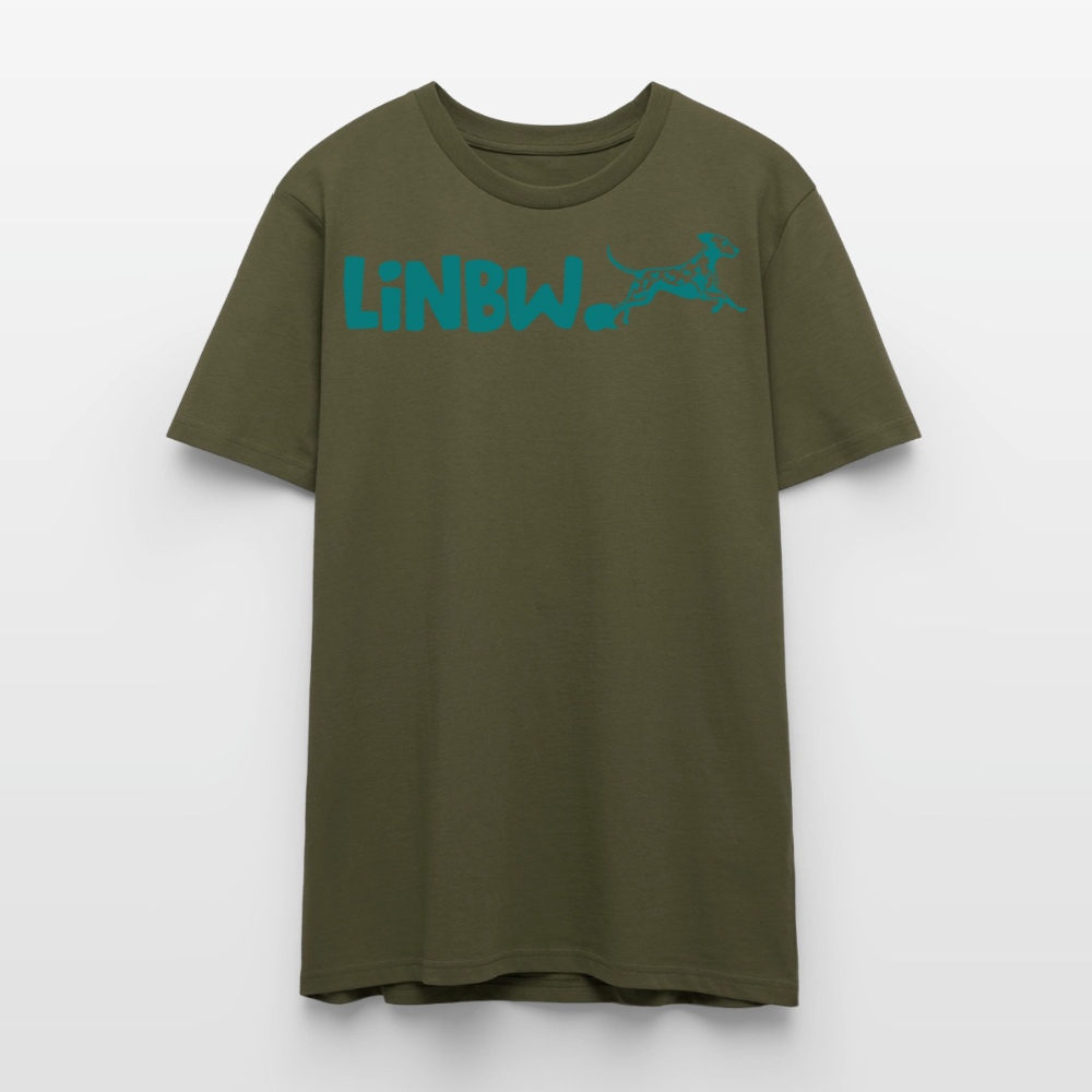 LiNBW. Unisex T-Shirt Premium Crew Blue Edition Life is not just black and white - LiNBW.