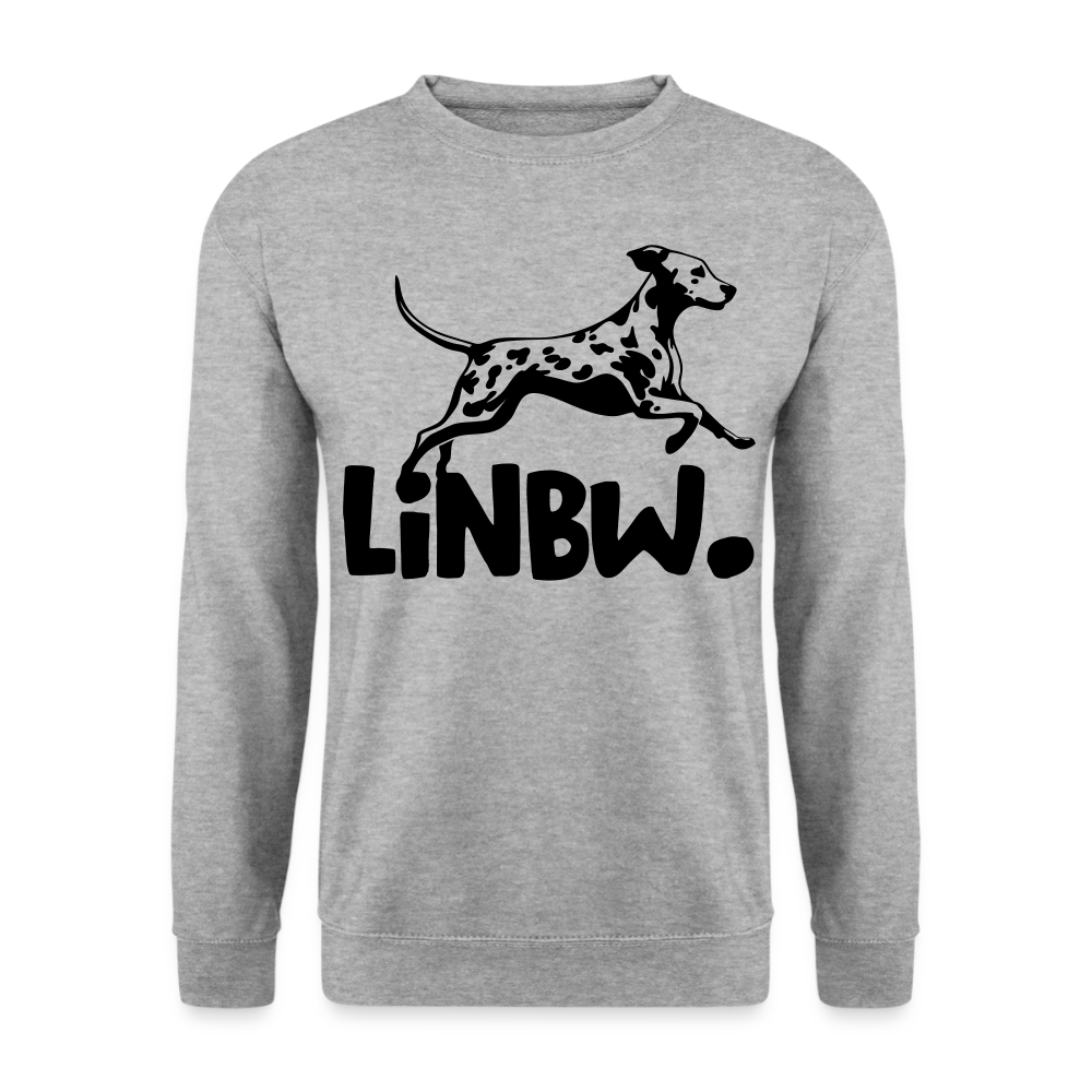 LiNBW. Classic Pullover Black Edition - Weißgrau meliert