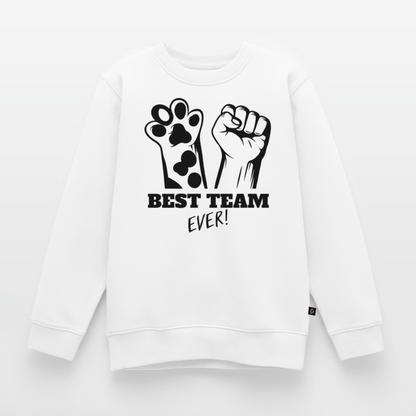Best Team Ever Pullover Black Edition - Weiß