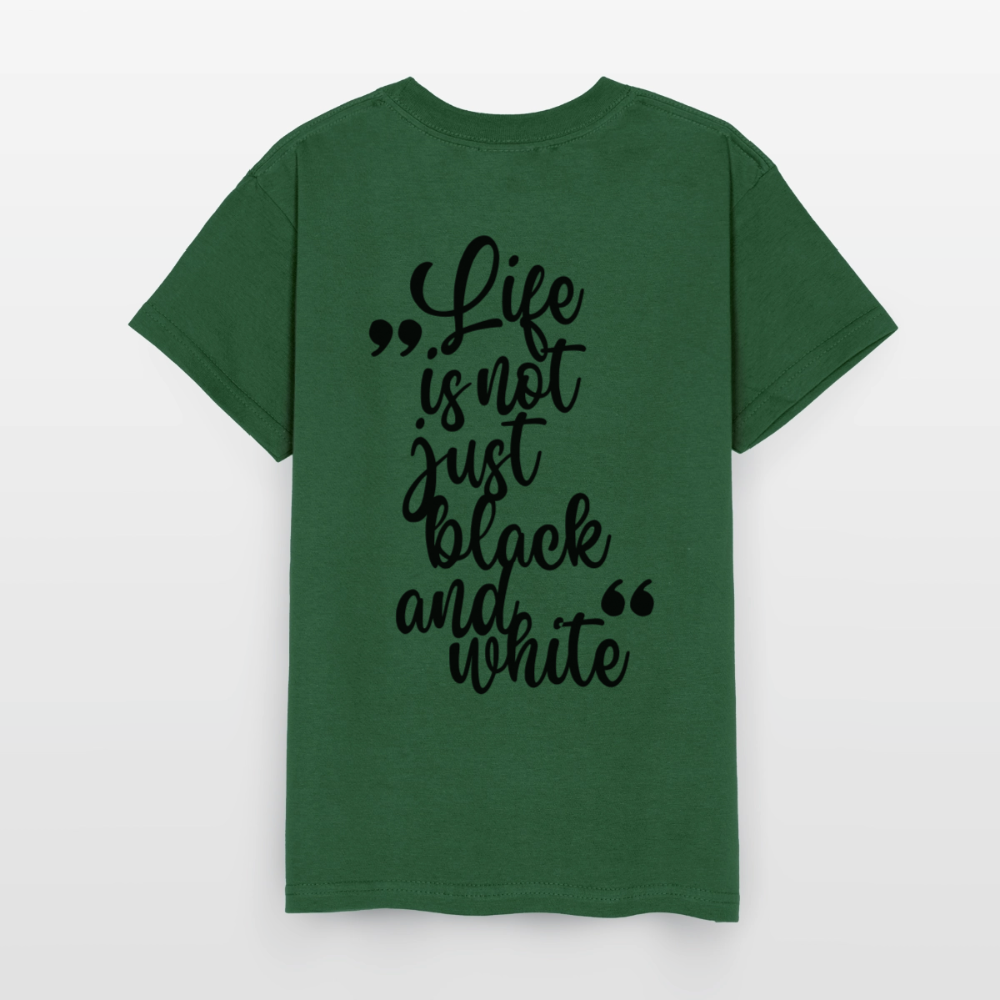 LiNBW. Crew T-Shirt Black Edition Life is not just black and white - LiNBW.