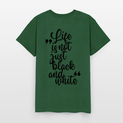 LiNBW. Crew T-Shirt Black Edition Life is not just black and white - LiNBW.