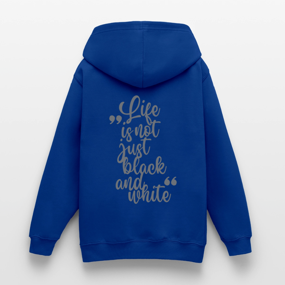 LiNBW. Crew Hoodie Life is not just black and white Edition Grey - LiNBW.