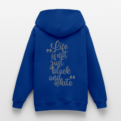LiNBW. Crew Hoodie Life is not just black and white Edition Grey - LiNBW.