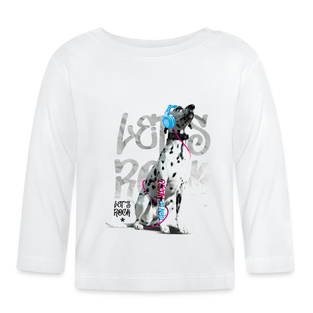 Boa´s Langarmshirt Let´s Rock - Weiß