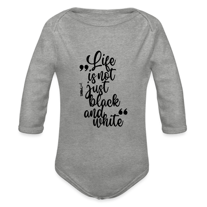 Life is not just black and white Langarm-Body Black Edition - LiNBW.