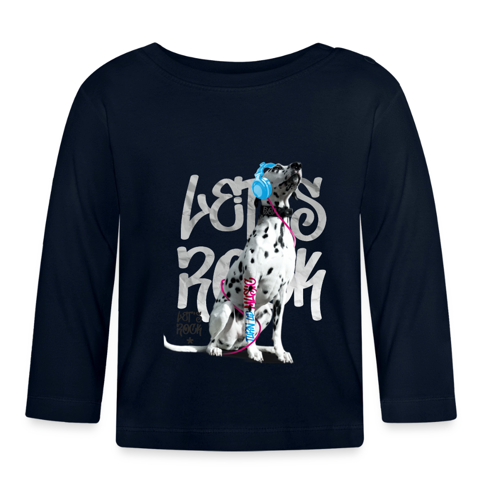 Boa´s Langarmshirt Let´s Rock - Navy