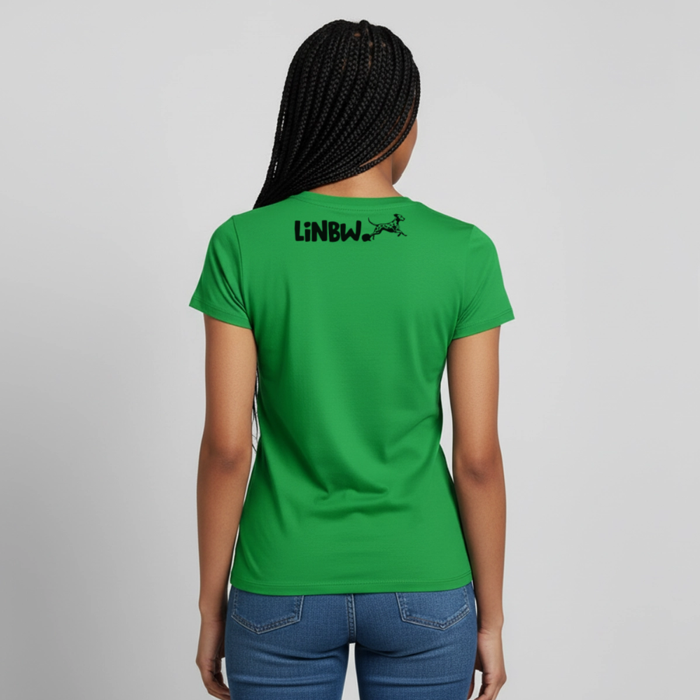 Life is not just black and white T-Shirt Black Edition - Kelly Green