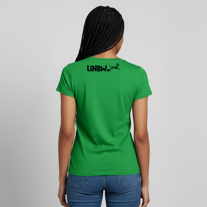 Life is not just black and white T-Shirt Black Edition - Kelly Green