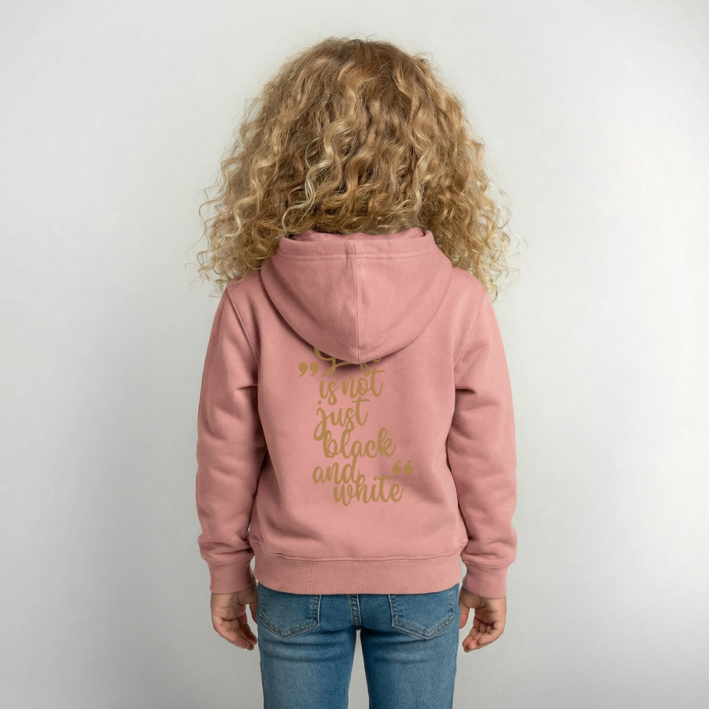 LiNBW. Crew Hoodie Life is not just black and white Edition Brown - LiNBW.