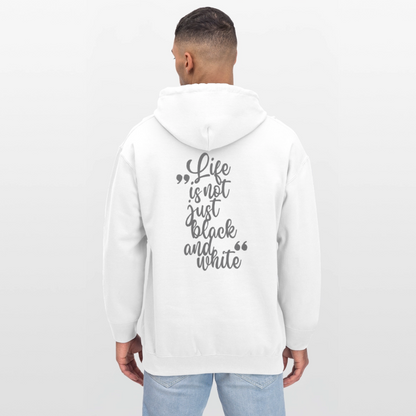 LiNBW. Crew Hoodie Grey Edition Life is not just black and white - Weiß