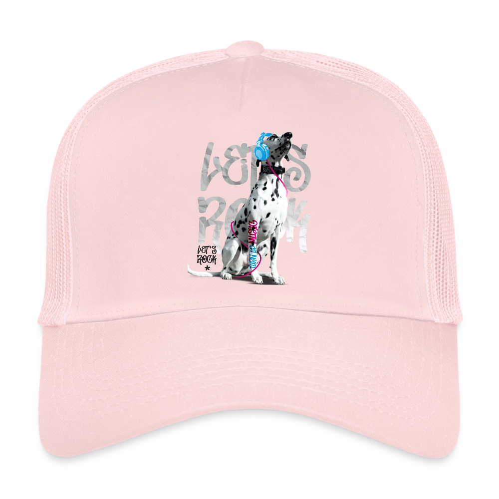 Boa´s Trucker Cap Let´s Rock - Hellrosa