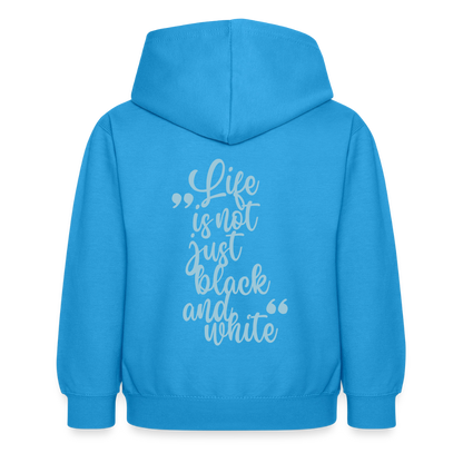 LiNBW. Crew Hoodie Life is not just black and white Edition Blue - LiNBW.
