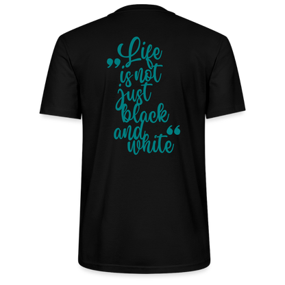 LiNBW. Unisex T-Shirt Premium Crew Blue Edition Life is not just black and white - LiNBW.
