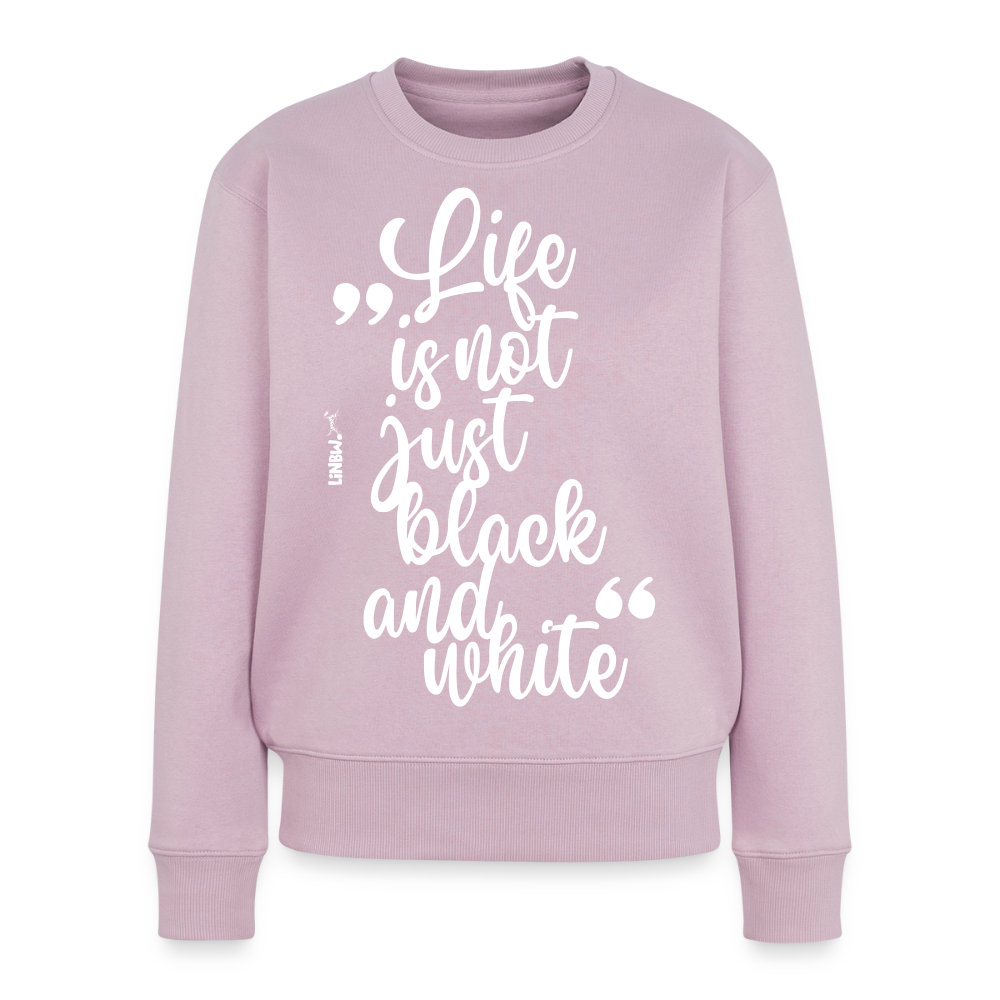 Life is not just black and white Pullover White Edition - Altrosa