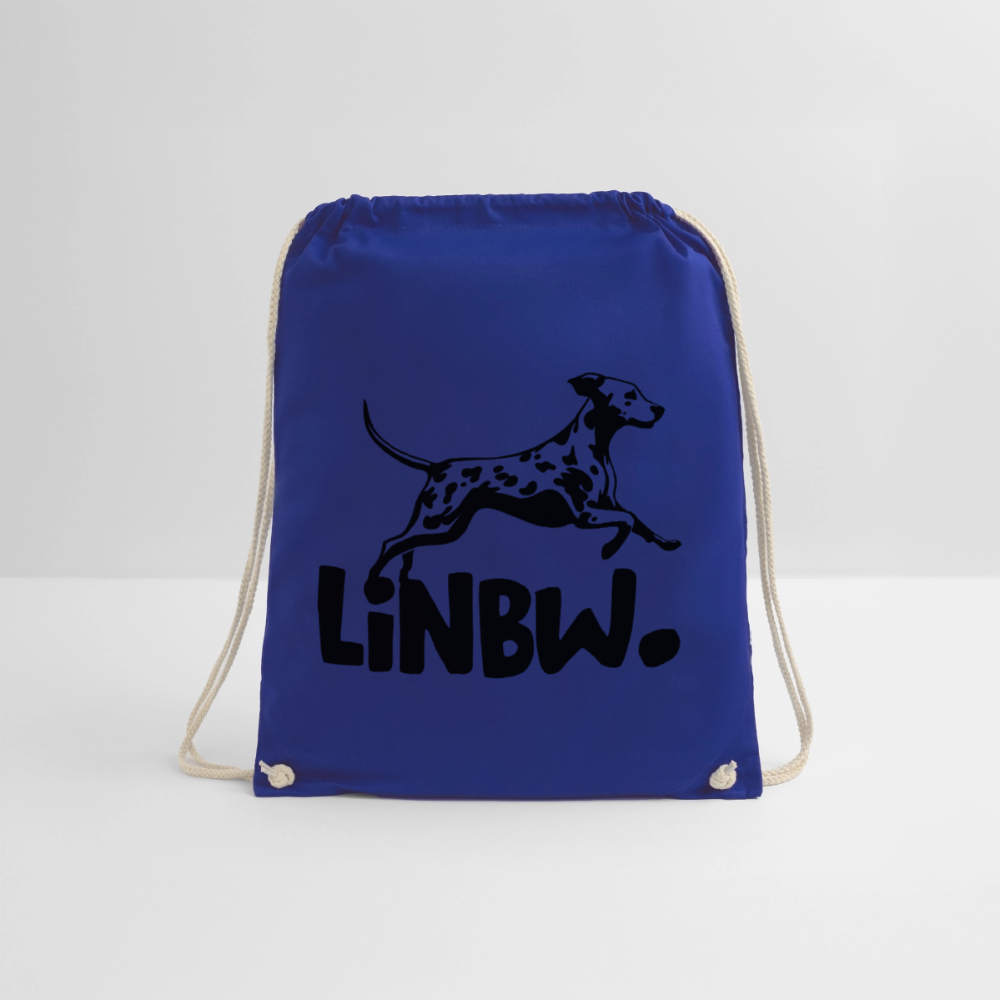 LiNBW. Turnbeutel Black Edition - Königsblau