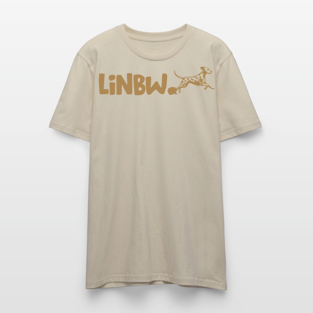 LiNBW. Unisex T-Shirt Premium Crew Brown Edition Life is not just black and white - Beige