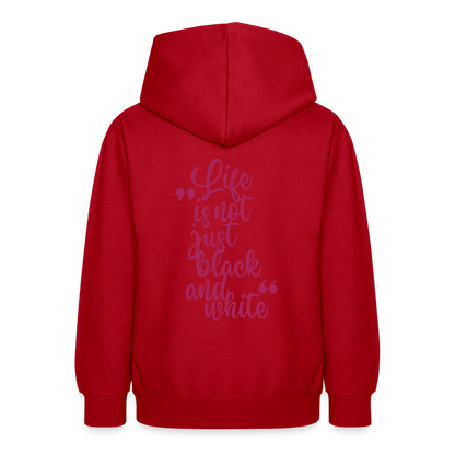 LiNBW. Crew Hoodie Life is not just black and white Edition Pink - LiNBW.
