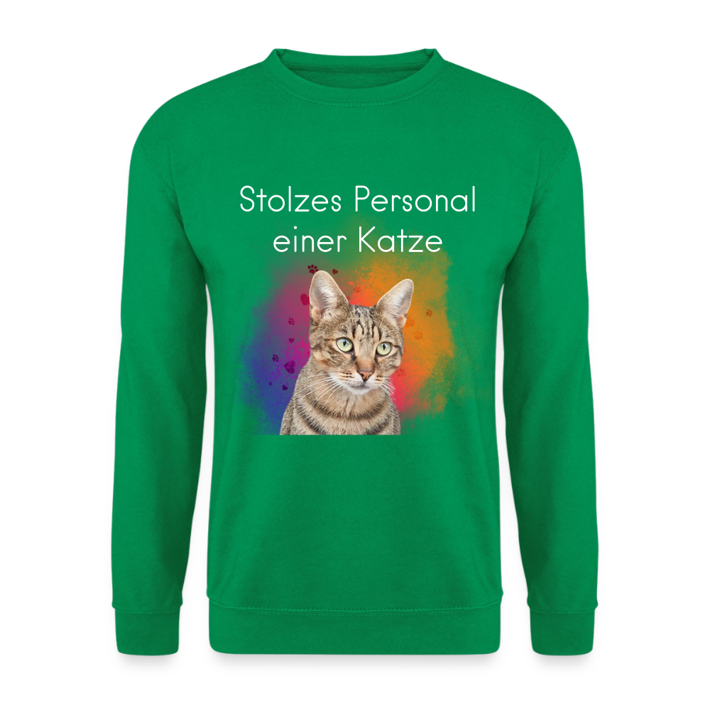 Pedro's Classic Pullover Stolzes Personal einer Katze White Edition - LiNBW.