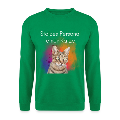 Pedro's Classic Pullover Stolzes Personal einer Katze White Edition - LiNBW.