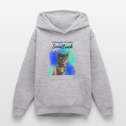 Teenager Hoodie - Hellgrau meliert