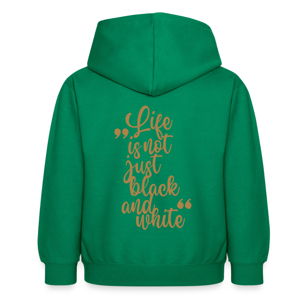 LiNBW. Crew Hoodie Life is not just black and white Edition Brown - LiNBW.