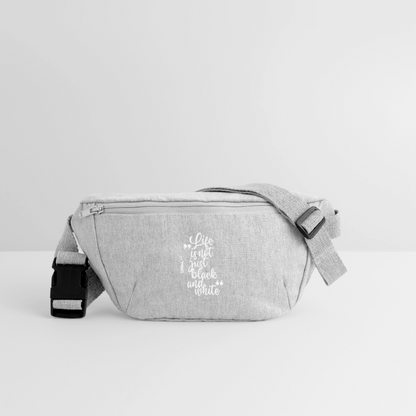 Life is not just black and white Gürteltasche Premium - LiNBW.