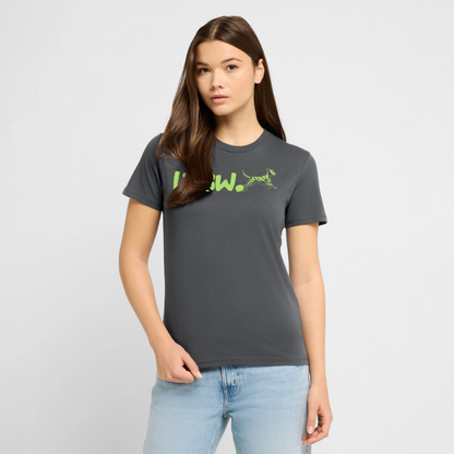 LiNBW. Unisex T-Shirt Premium Crew Green Edition Life is not just black and white - LiNBW.