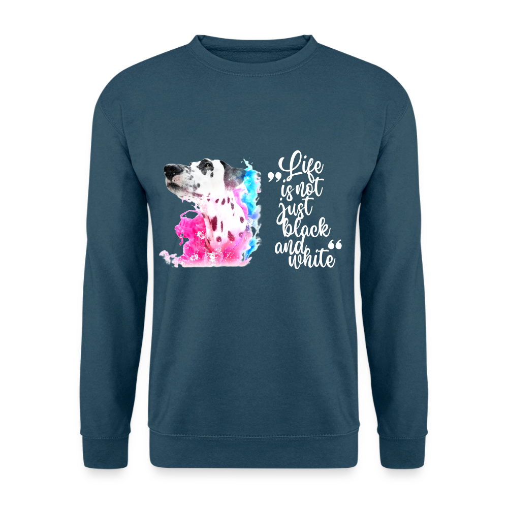 Boa's Classic Pullover Splash Life is not just black and white Edition White - LiNBW.