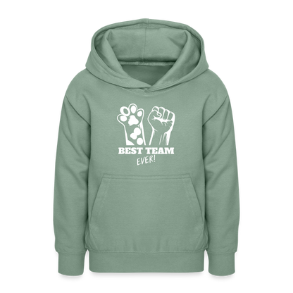 Teenager Hoodie - Graugrün