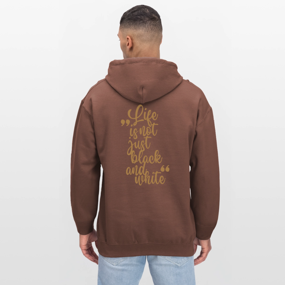 LiNBW. Crew Hoodie Brown Edition Life is not just black and white - Kakao