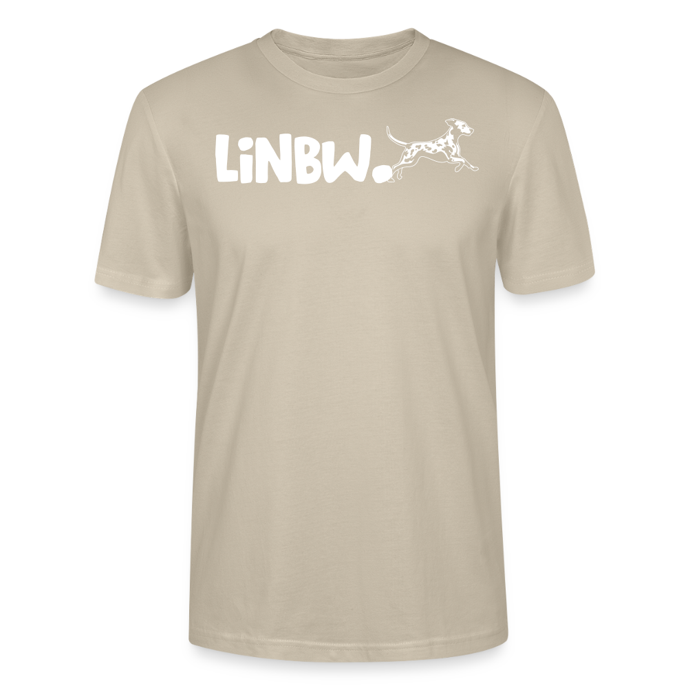 LiNBW. Unisex T-Shirt Premium Crew White Edition Life is not just black and white - Beige
