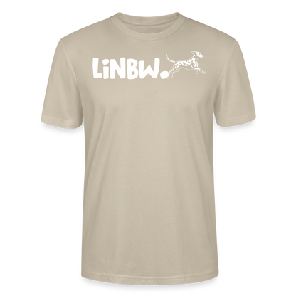 LiNBW. Unisex T-Shirt Premium Crew White Edition Life is not just black and white - Beige