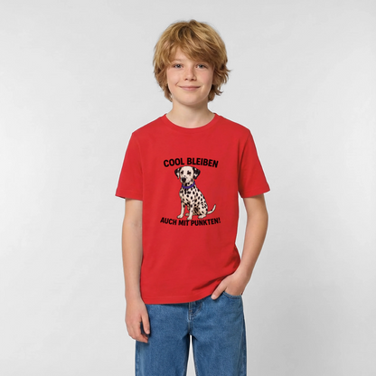 Davina's T-Shirt Cool bleiben auch mit Punkten - Rot