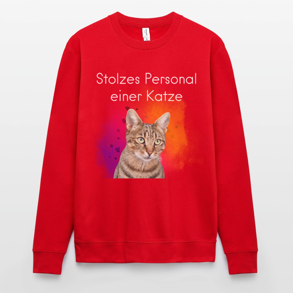 Pedro's Classic Pullover Stolzes Personal einer Katze White Edition - LiNBW.
