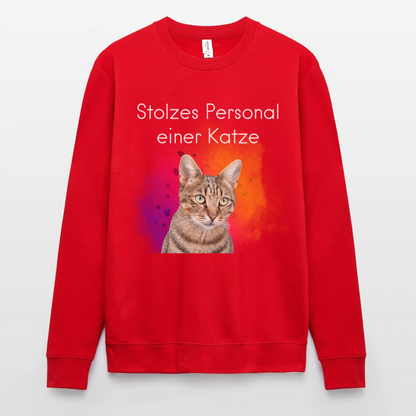 Pedro's Classic Pullover Stolzes Personal einer Katze White Edition - LiNBW.