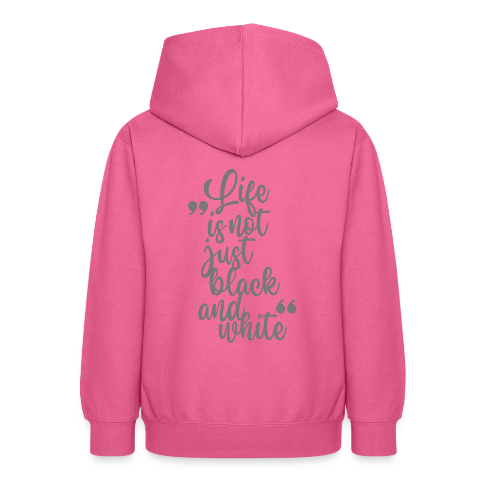 LiNBW. Crew Hoodie Life is not just black and white Edition Grey - LiNBW.