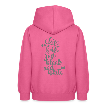 LiNBW. Crew Hoodie Life is not just black and white Edition Grey - LiNBW.