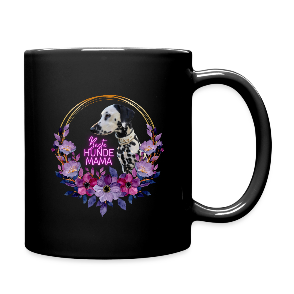 Diva´s Keramiktasse Beste Hundemama Black Edition - Schwarz