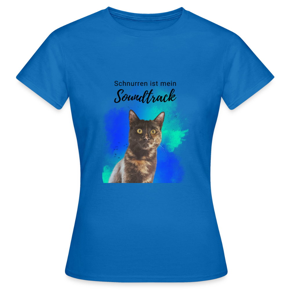 Nala's T-Shirt Schnurren ist mein Soundtrack Black Edition - Royalblau