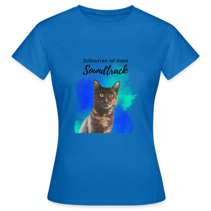 Nala's T-Shirt Schnurren ist mein Soundtrack Black Edition - Royalblau