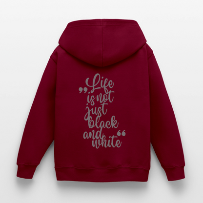 LiNBW. Crew Hoodie Life is not just black and white Edition Grey - LiNBW.