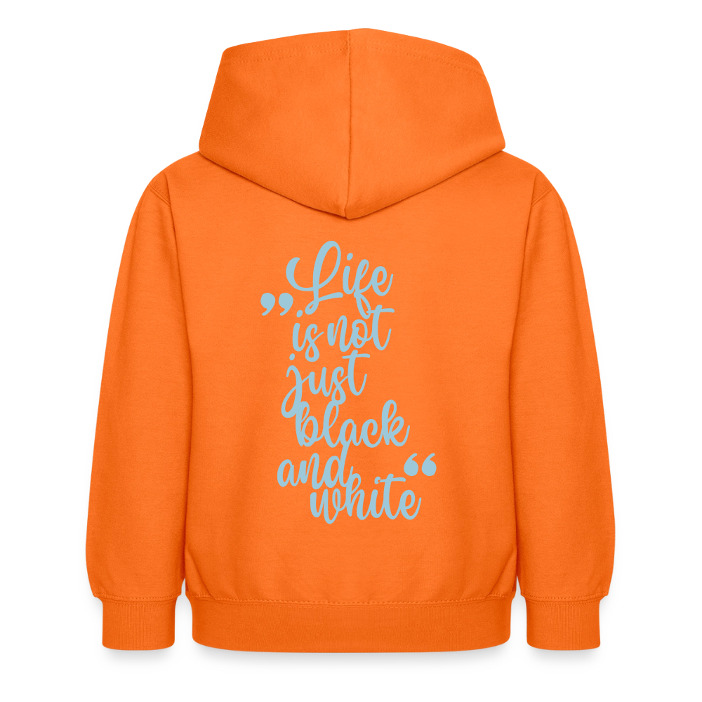 LiNBW. Crew Hoodie Life is not just black and white Edition Blue - LiNBW.