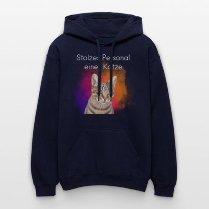 Pedro's Hoodie Stolzes Personal einer Katze White Edition - Navy